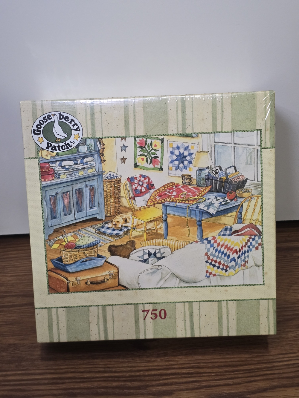 Gooseberry Patch Quilted Living Room Puzzle - Multicolor 750-Piece